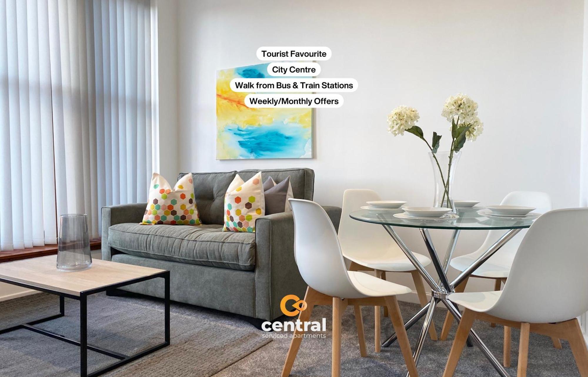 Central Serviced Apartments - Cosy 1 Bedroom - Walk Away From City Quay V&A - Walk To Bus And Train Station - Easy Access To City Centre - Fast Wi-Fi - Fully Equipped - Weekly & Monthly Stay Offers Νταντί Εξωτερικό φωτογραφία